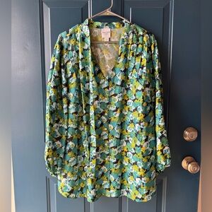 Kate Hill Floral Blouse